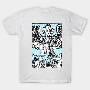 Geometric tarot print, judgement T-Shirt